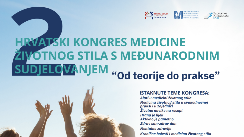 Hrvatski kongres medicine životnog stila s međunarodnim sudjelovanjem 26. - 28. 4.